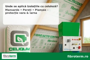 termoizolații cu celuloză