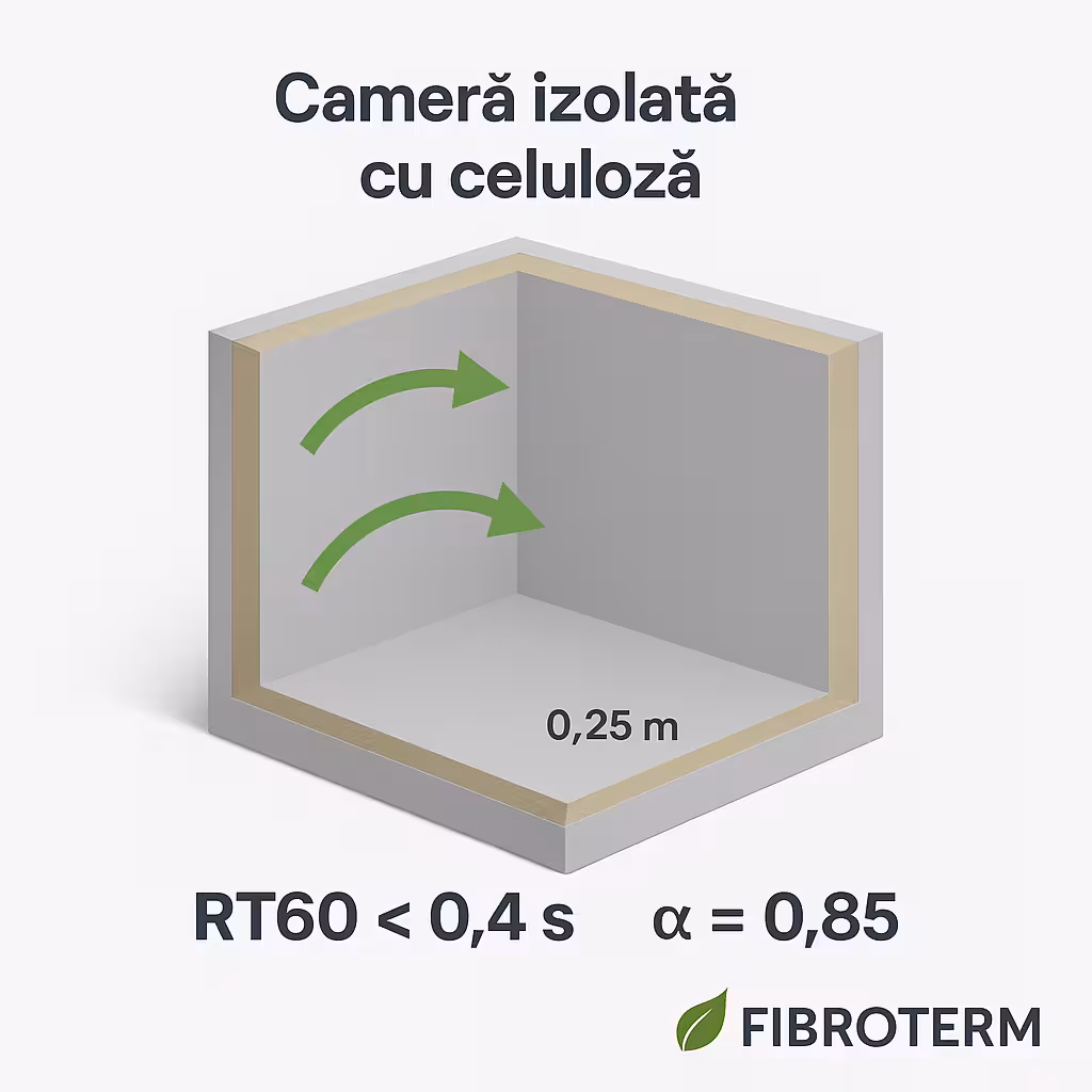 fonoizolare cu celuloza